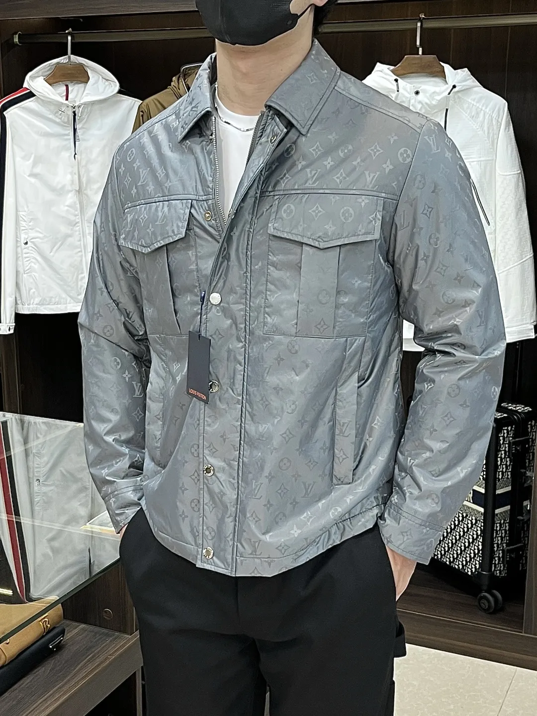 LOUIS VUITTON グレージャケット 2025SSスタイル - 画像 (6)