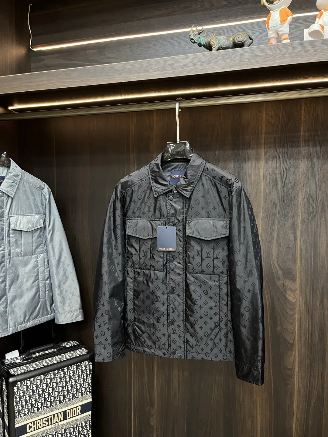 LOUIS VUITTON 黒 ジャカードジャケット - 画像 (3)
