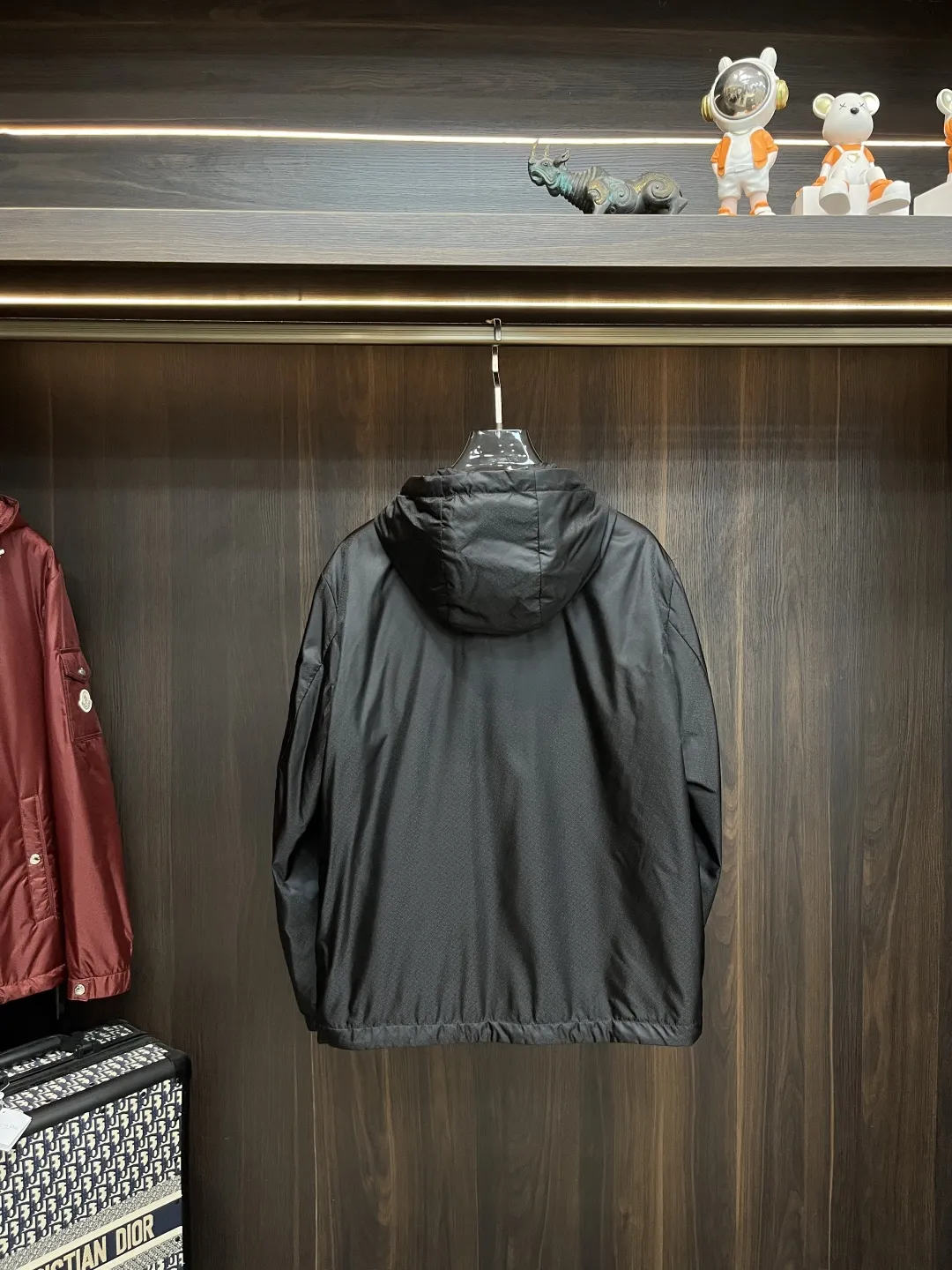 Moncler 2025ss早秋新款黒色連帽ジャケット - 画像 (5)