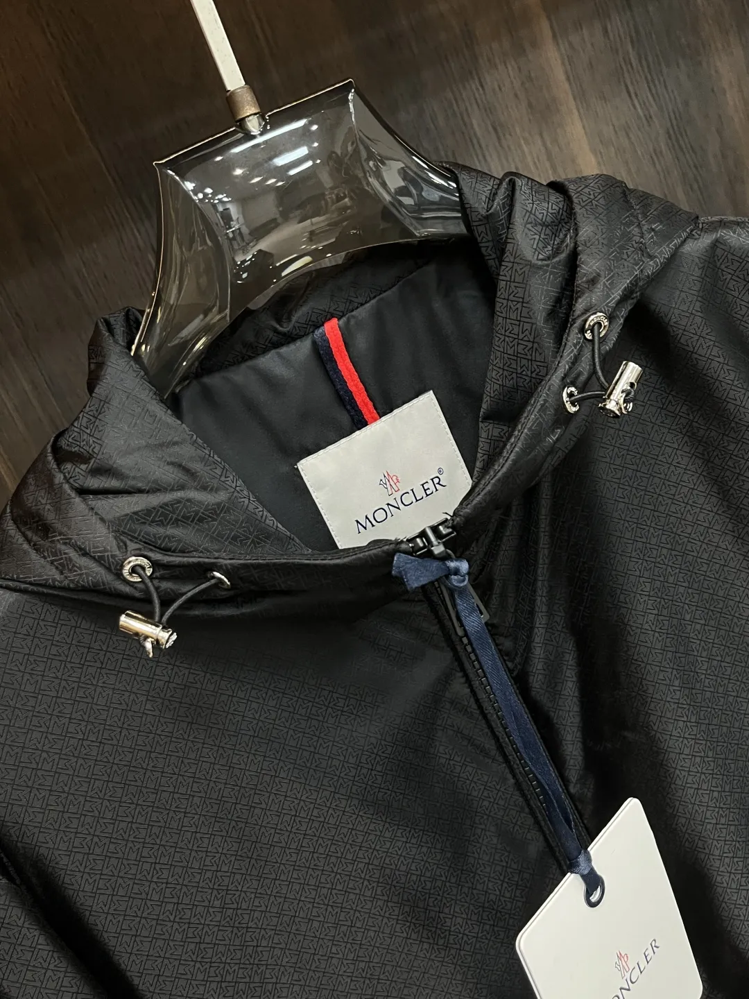 Moncler 2025ss早秋新款黒色連帽ジャケット - 画像 (7)