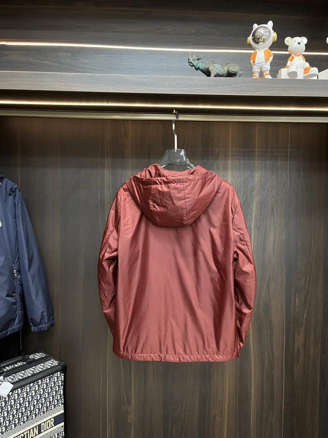 Moncler 2025ss早秋新款レッドフーディージャケット - 画像 (6)