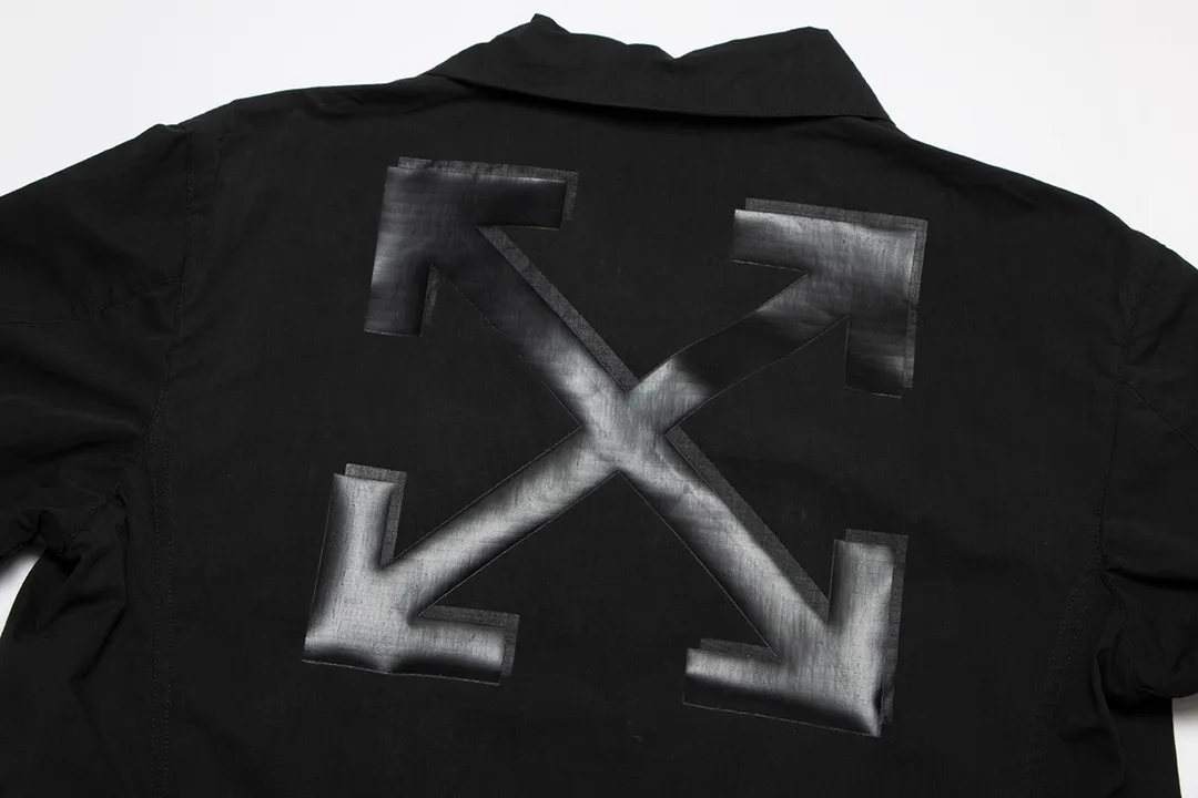 Off-White OW22 アウトドアジャケット ブラック カーキ - 画像 (9)