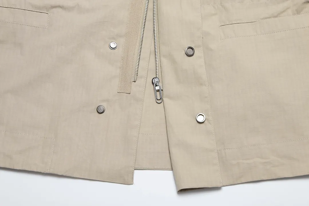 Off-White OW22 アウトドアジャケット カーキ ストライプ - 画像 (8)