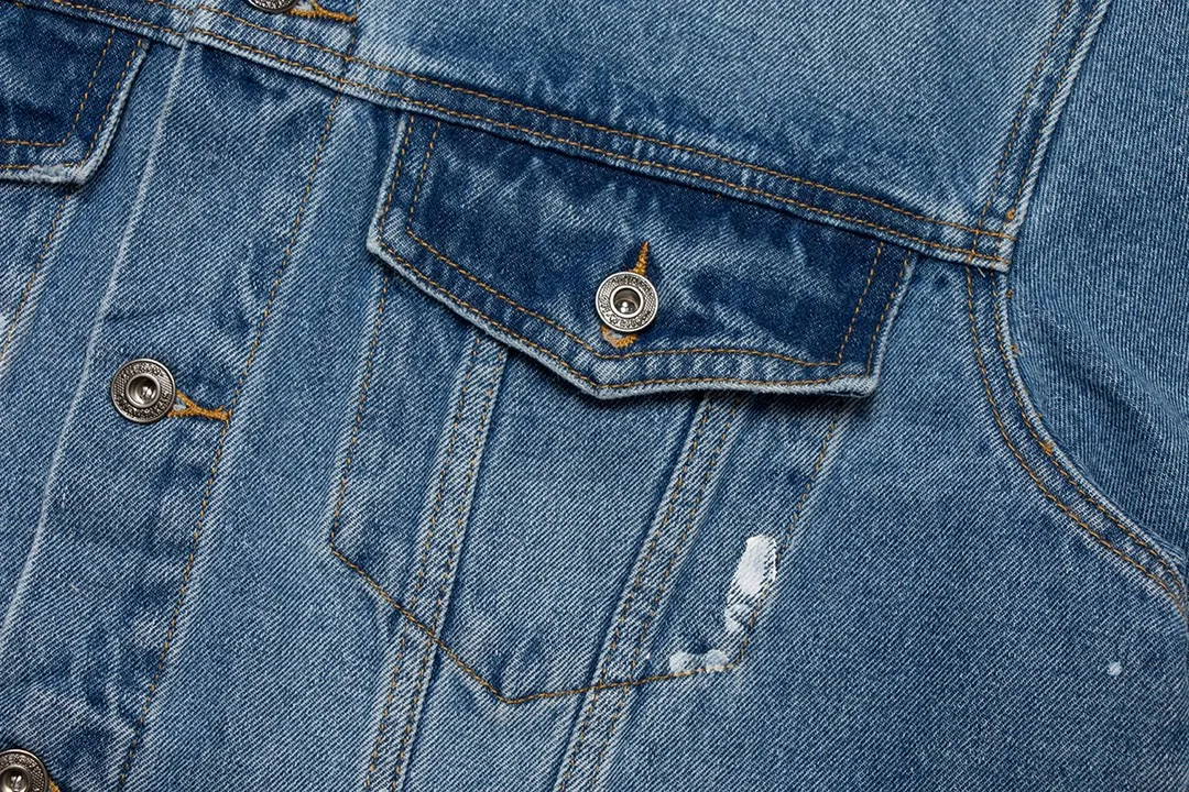 Off-White 2022秋冬新款ブルーデニムジャケット - 画像 (6)