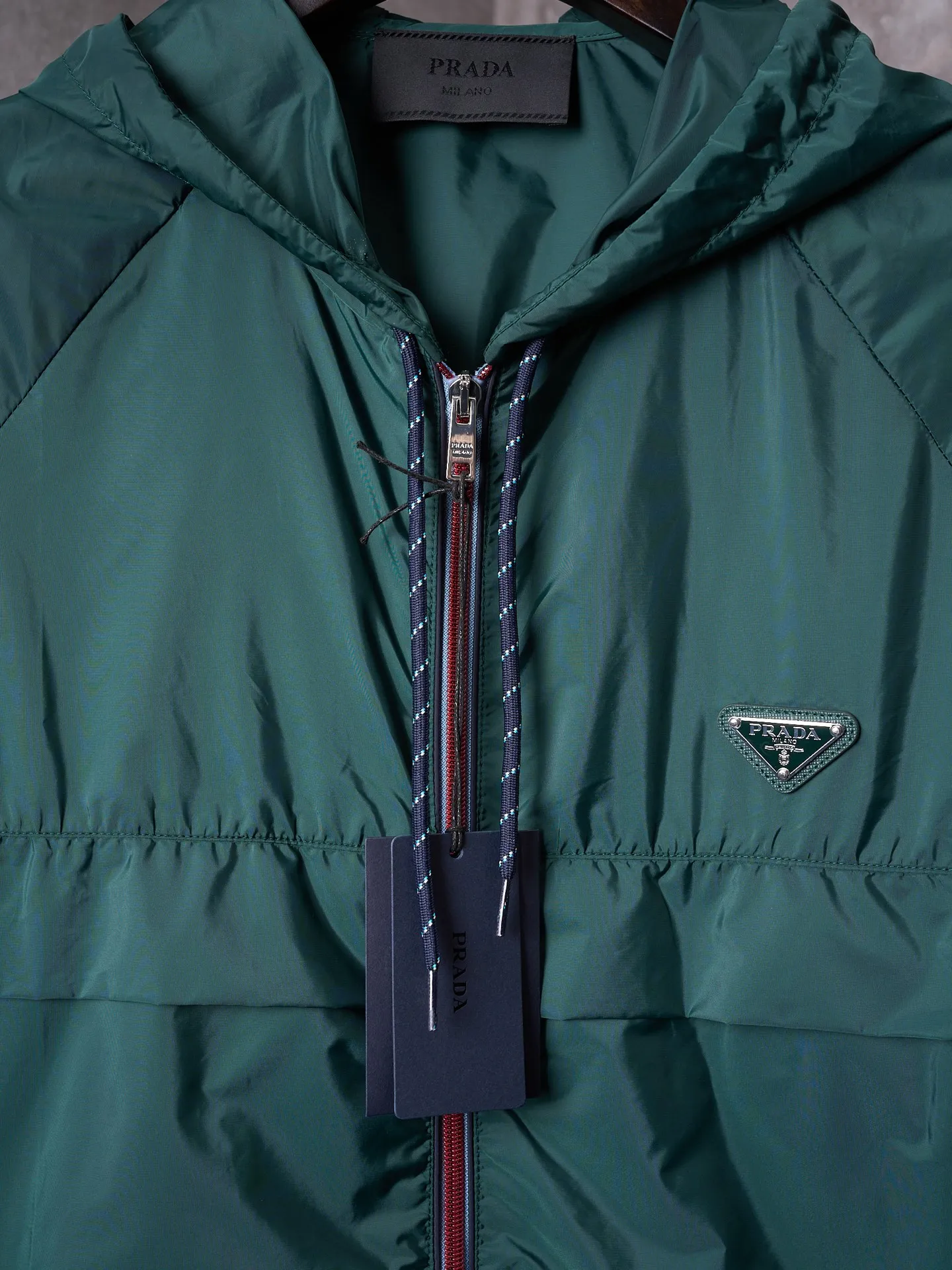 PRADA プラダ グリーン再生ナイロンジャケット - 画像 (6)