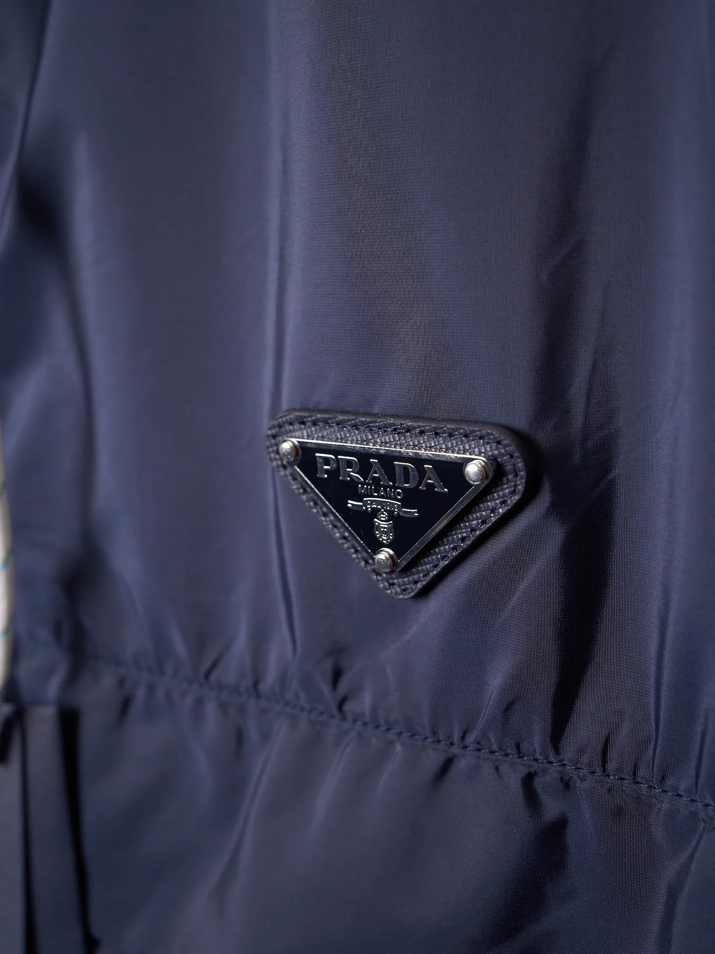 PRADA再生ナイロンジャケットネイビー三角マーク - 画像 (8)