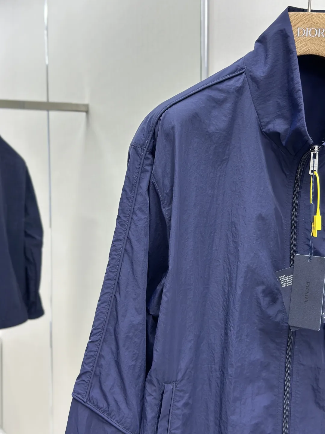 PRADA 25SS新作ナイロンジャケットブルースタイル - 画像 (6)