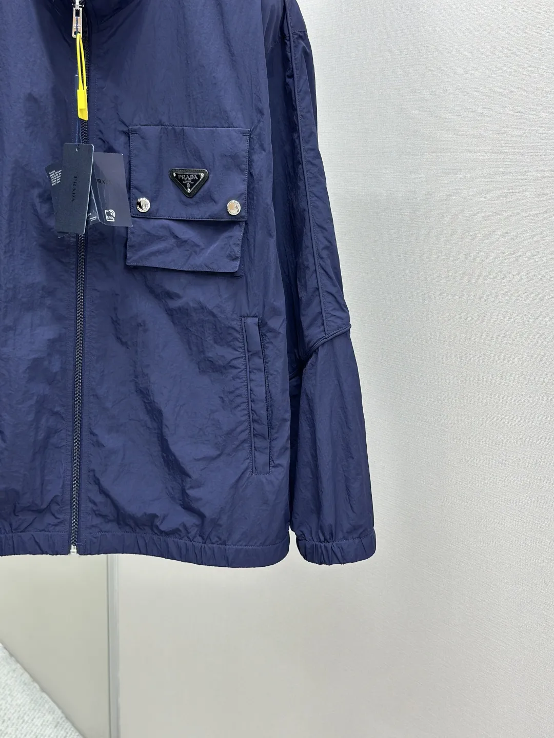 PRADA 25SS新作ナイロンジャケットブルースタイル - 画像 (8)