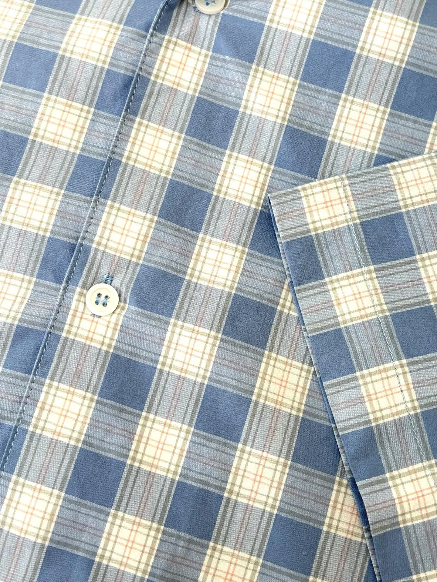 ロエウェ新作黒のチェック柄短袖シャツ - 画像 (6)