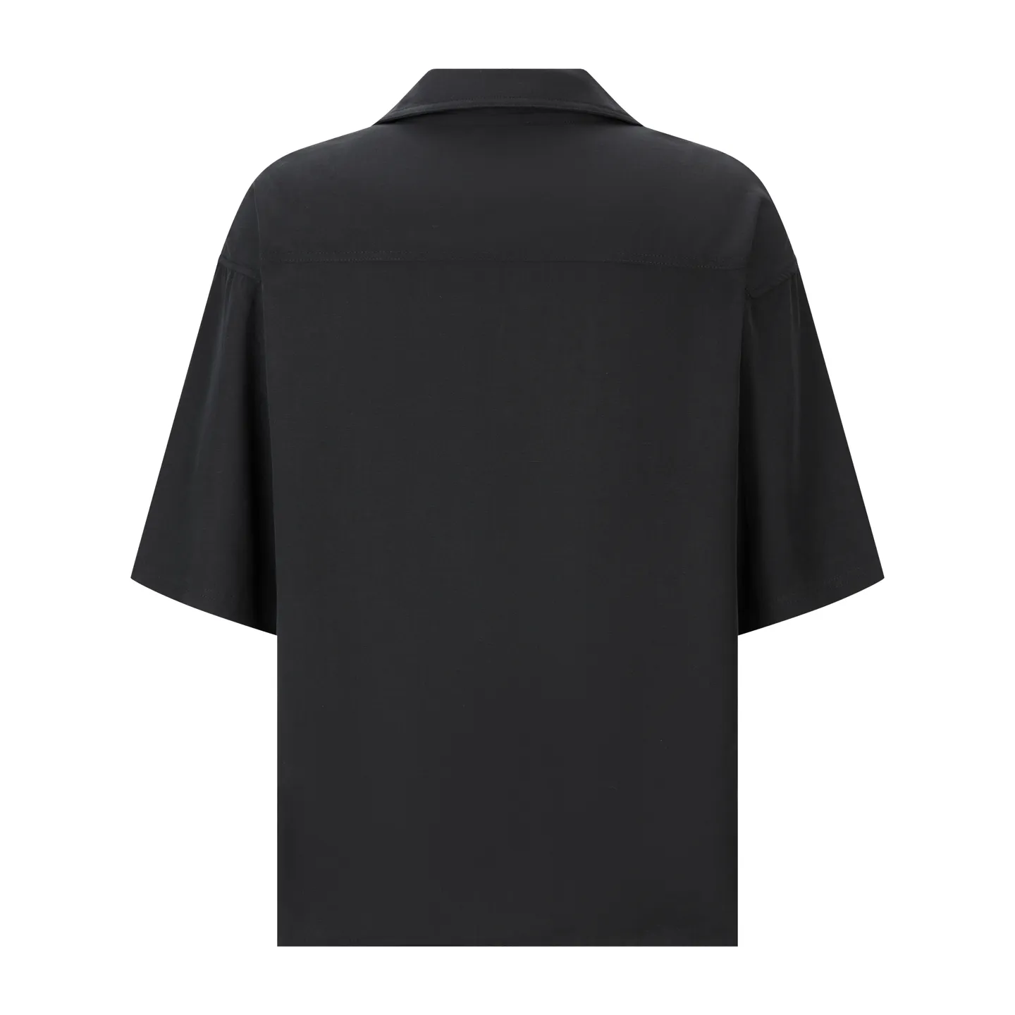 LOEWE新作黒のチェック柄シルクシャツ - 画像 (3)