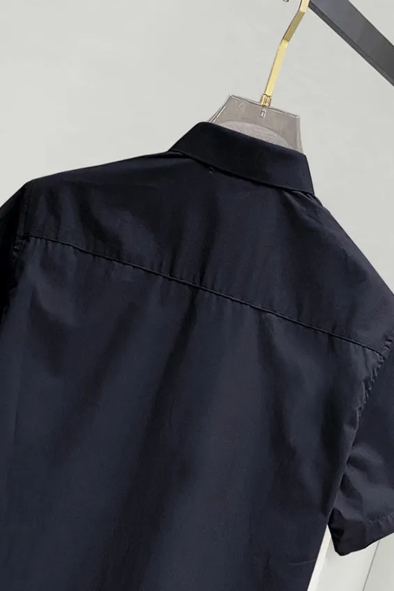 ロエウェ新作黒のチェック柄短袖シャツ - 画像 (4)