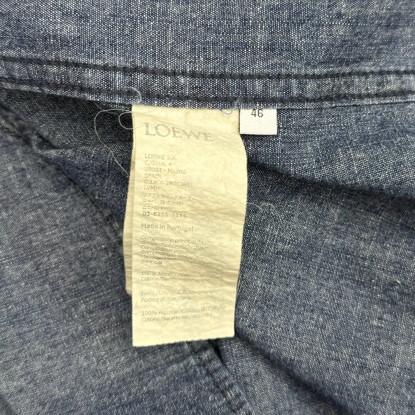 Loewe Anagram 新作黒のチェック柄シャツ - 画像 (10)