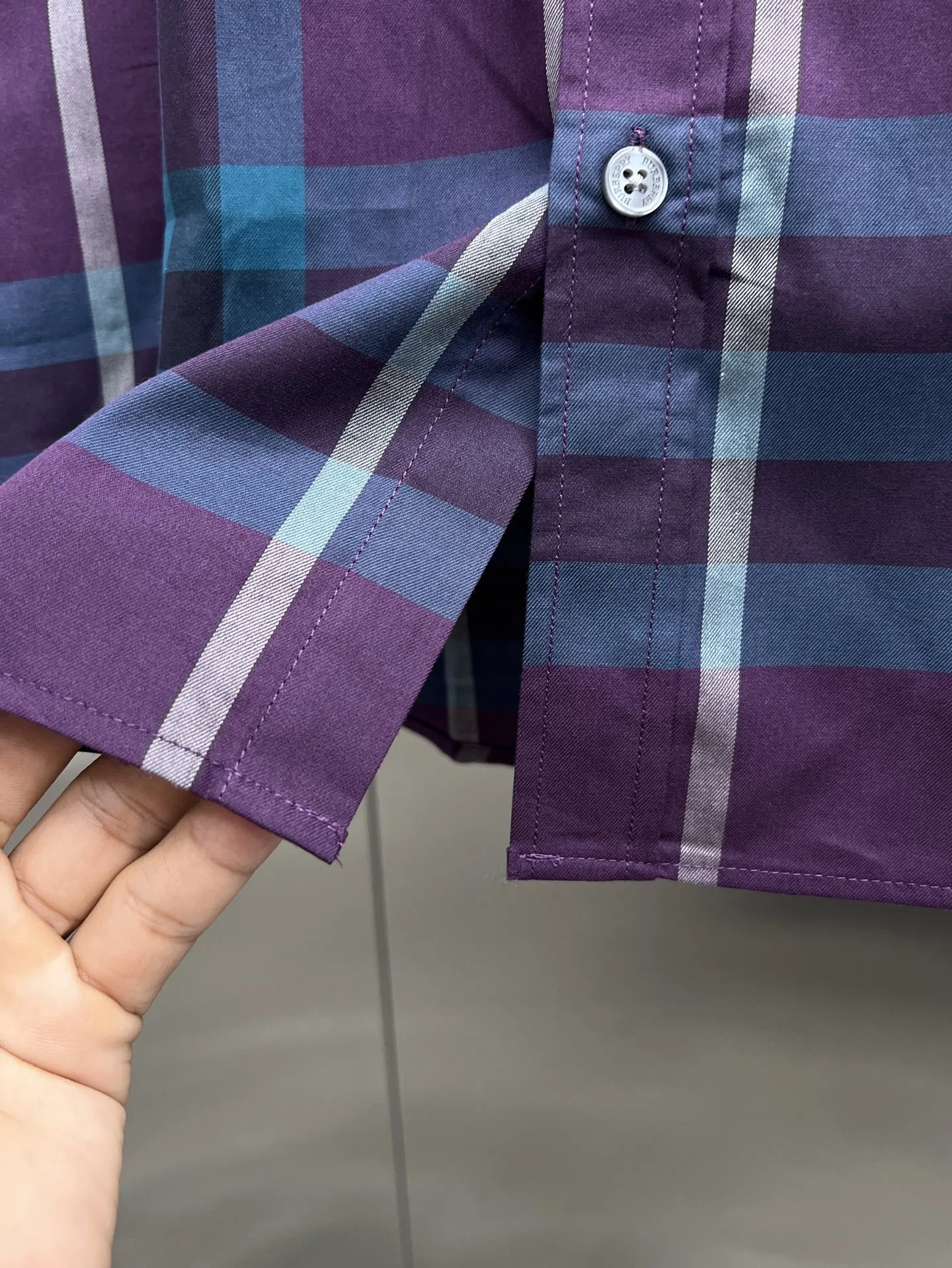 バーバリーニュー作黒チェックシャツ - 画像 (12)