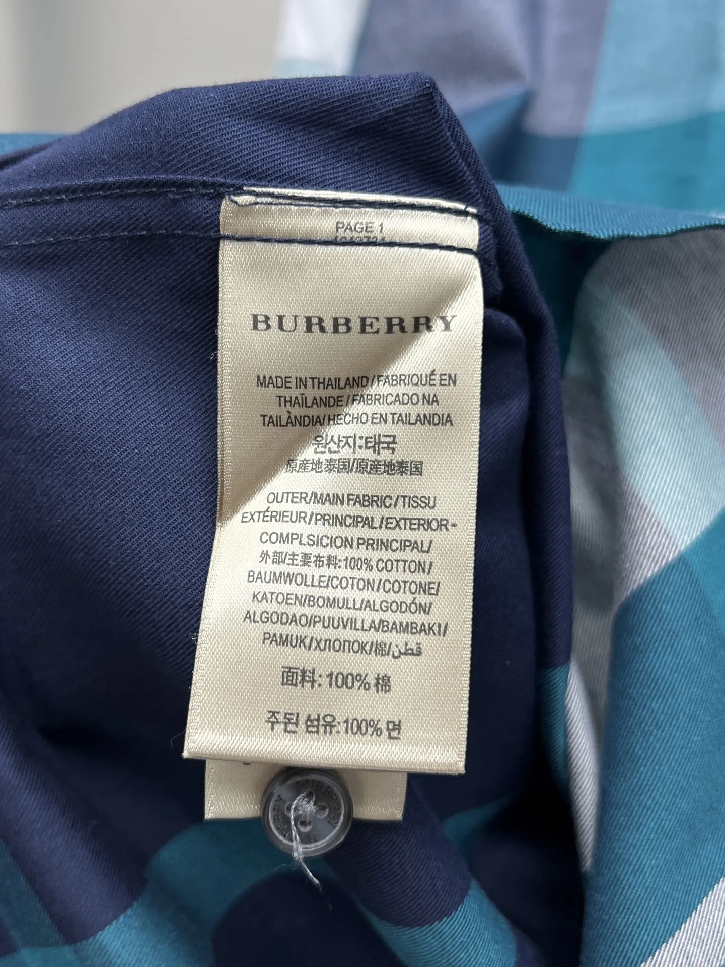 バーバリーニュ作黒チェックシャツ - 画像 (13)