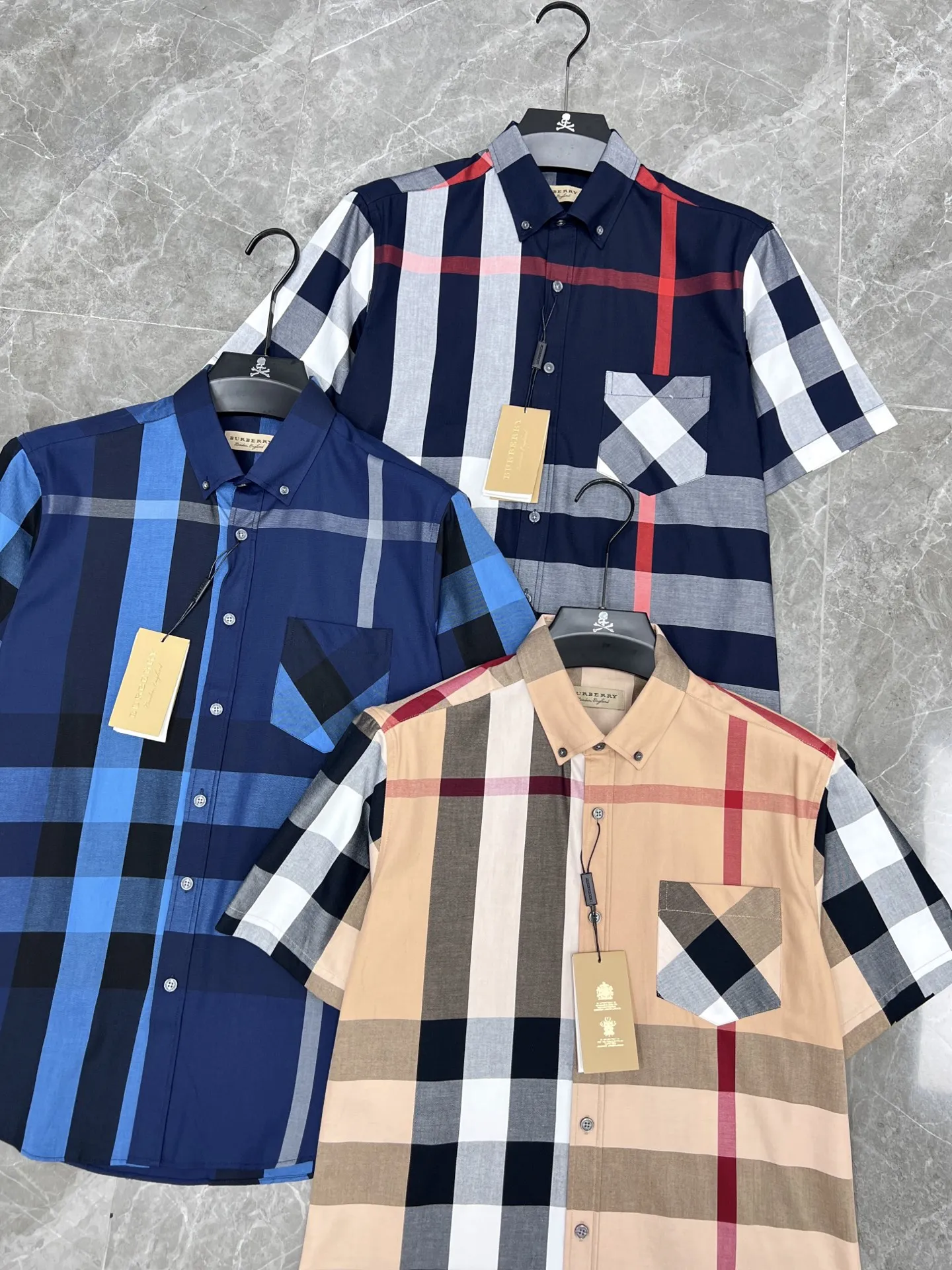 バーバリーニュー作黒チェックシャツ - 画像 (4)