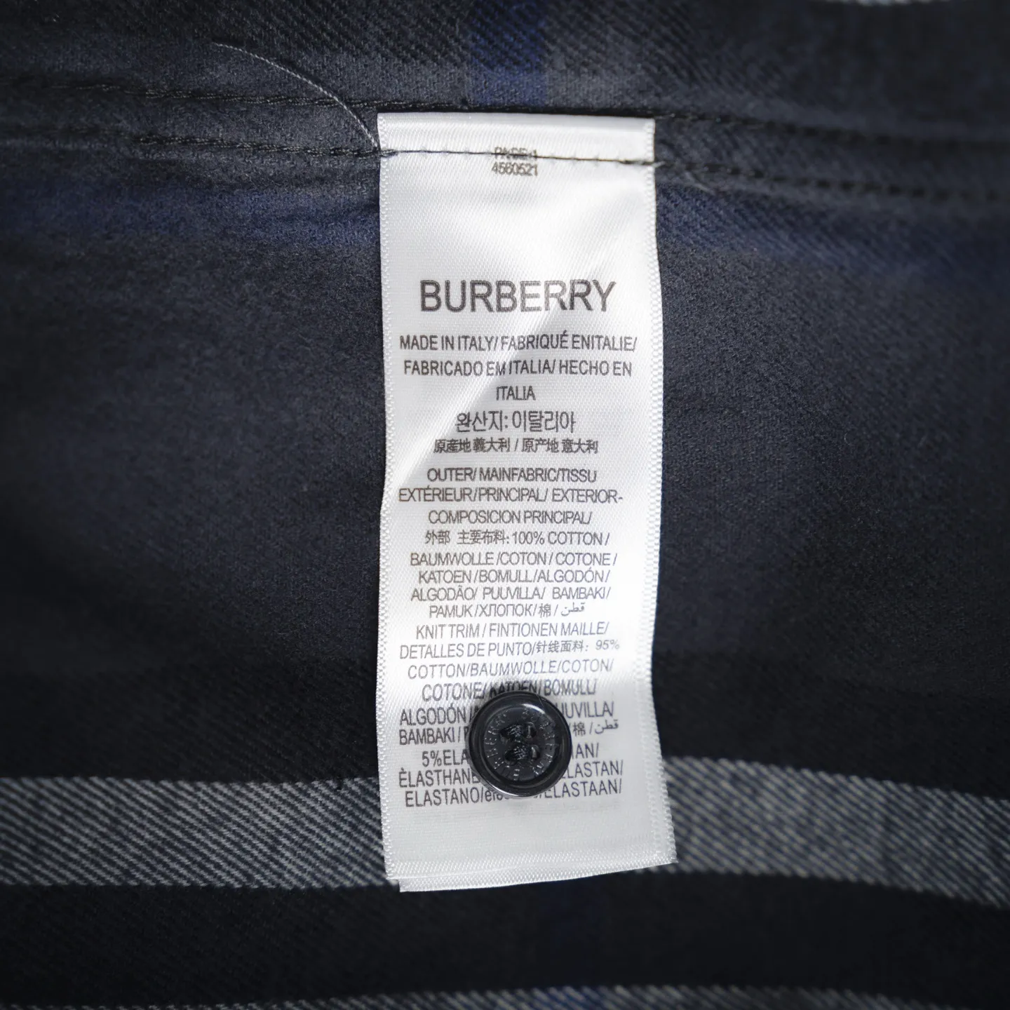 Burberry新作黒のチェック柄クラシックシャツ - 画像 (10)