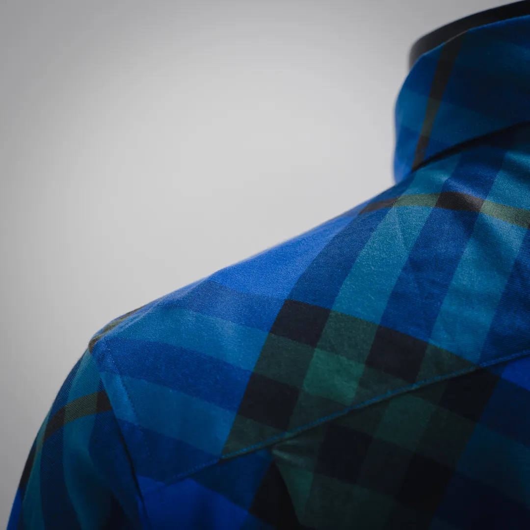 Burberry新作黒のチェック柄長袖シャツ - 画像 (4)