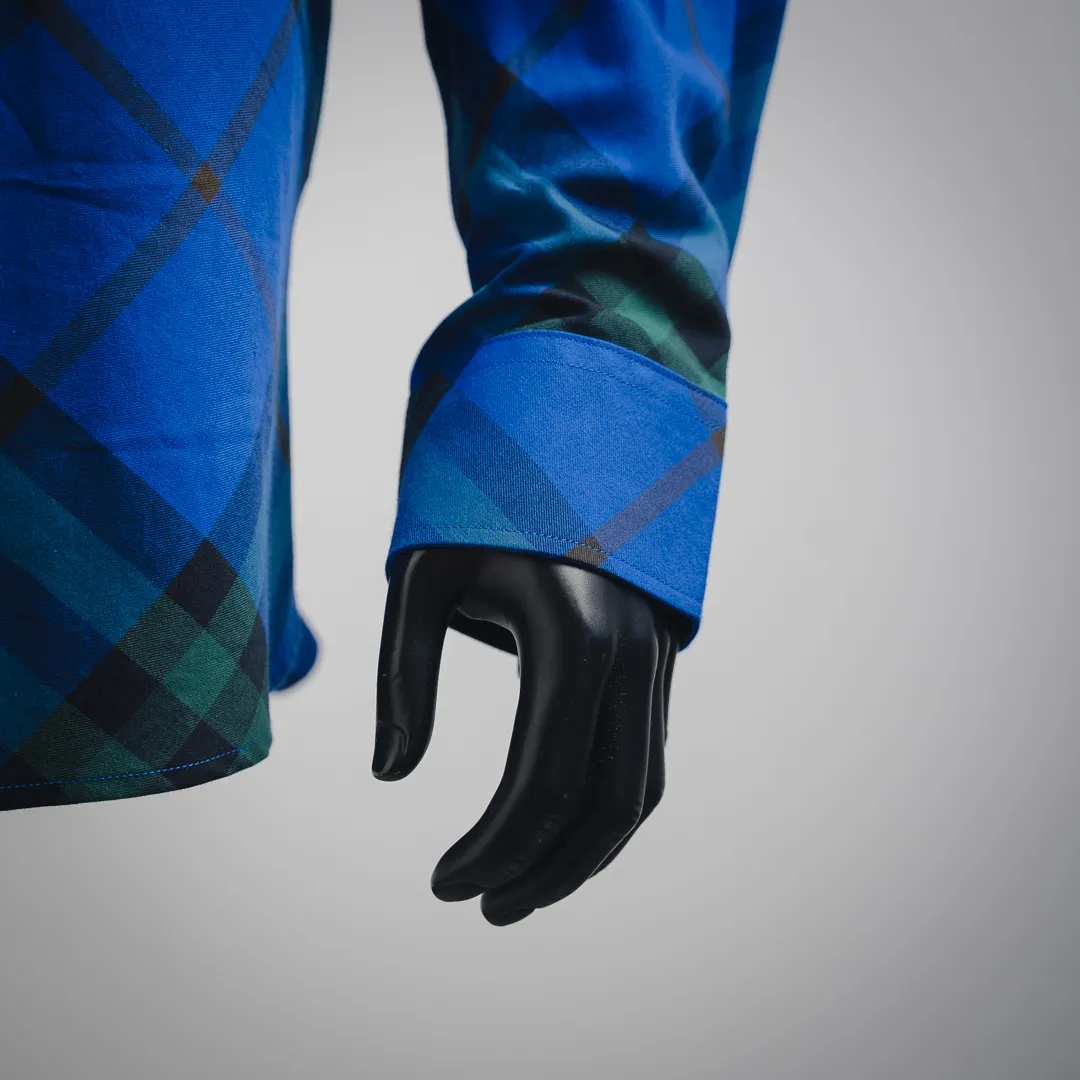 Burberry新作黒のチェック柄長袖シャツ - 画像 (8)