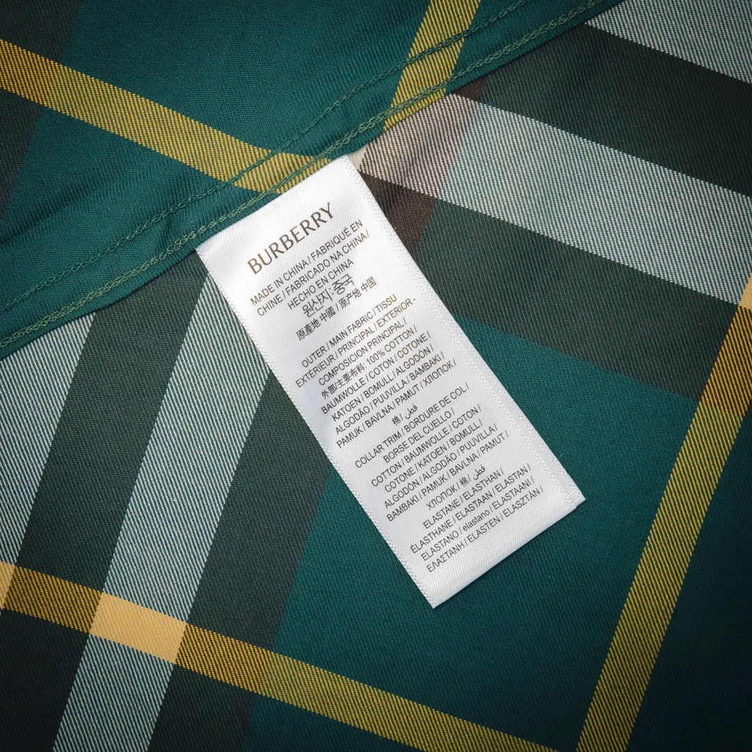 Burberry 新作黒のチェック柄長袖シャツ - 画像 (10)