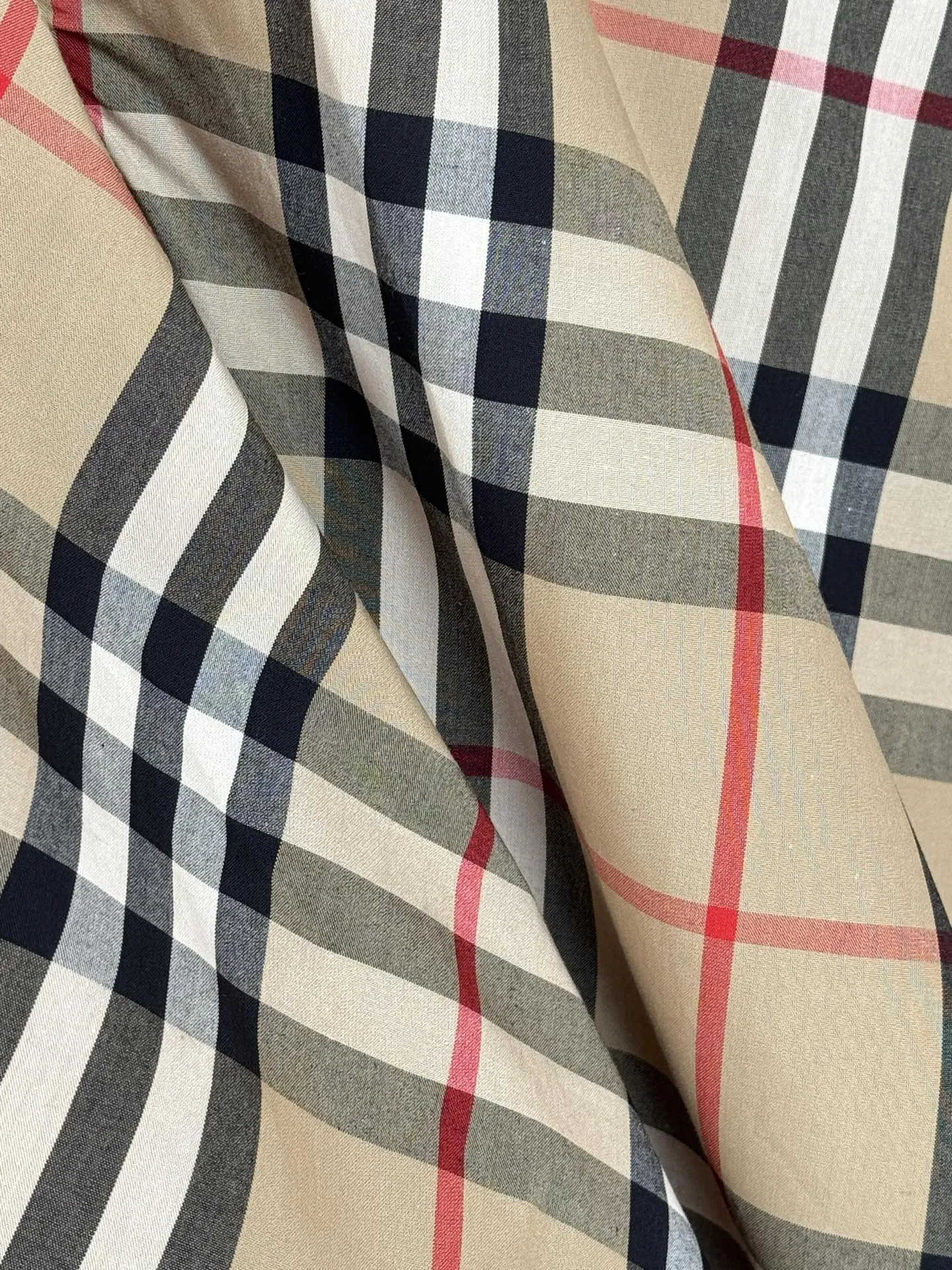 BURBERRY 新作 ブラック ヴィンテージ ポプリン チェック クラシック ミディアム シャツ - 画像 (9)