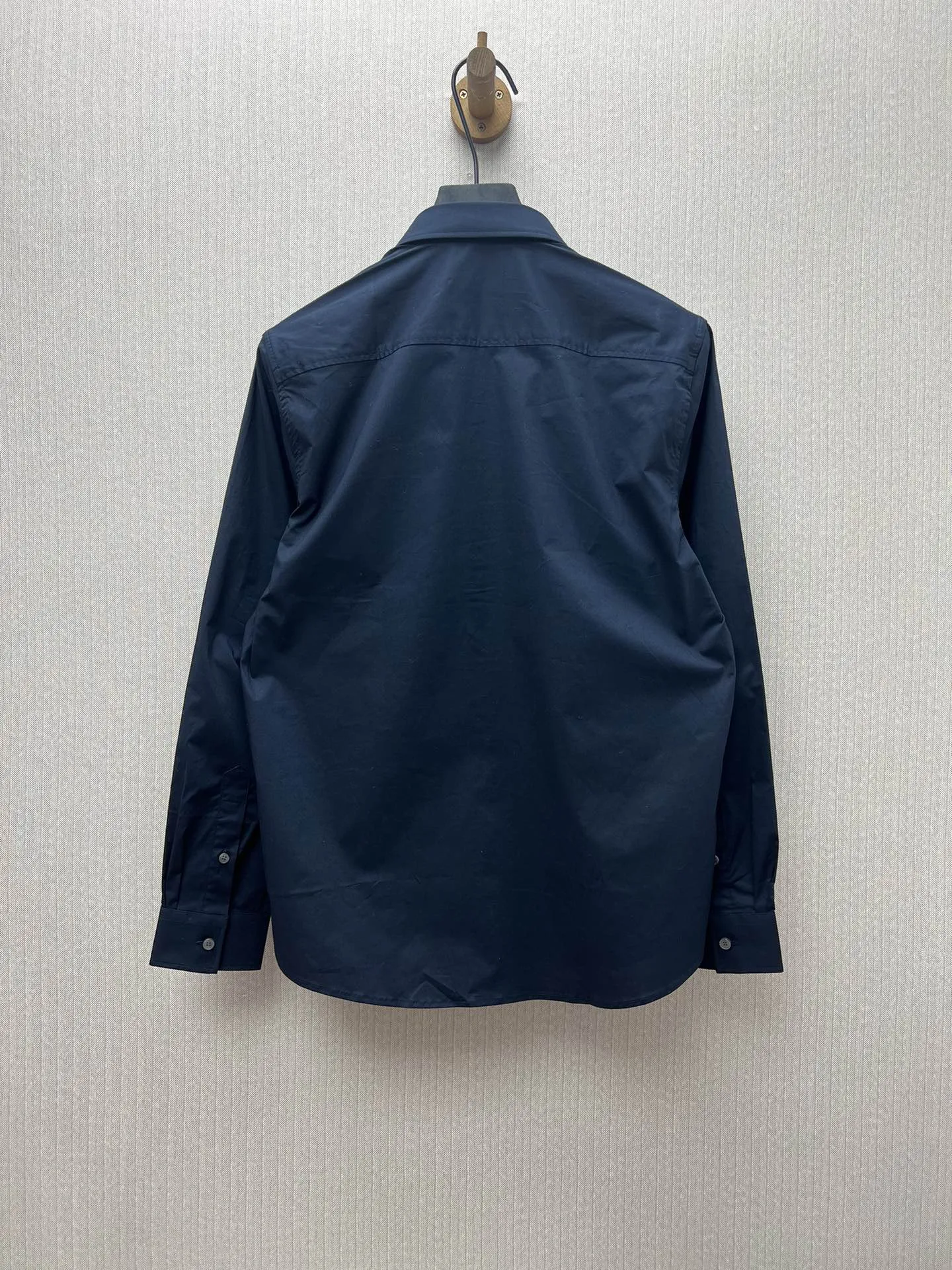 バーバリー新しいブラックTB刺繍トリコロールシャツハイバージョン - 画像 (3)