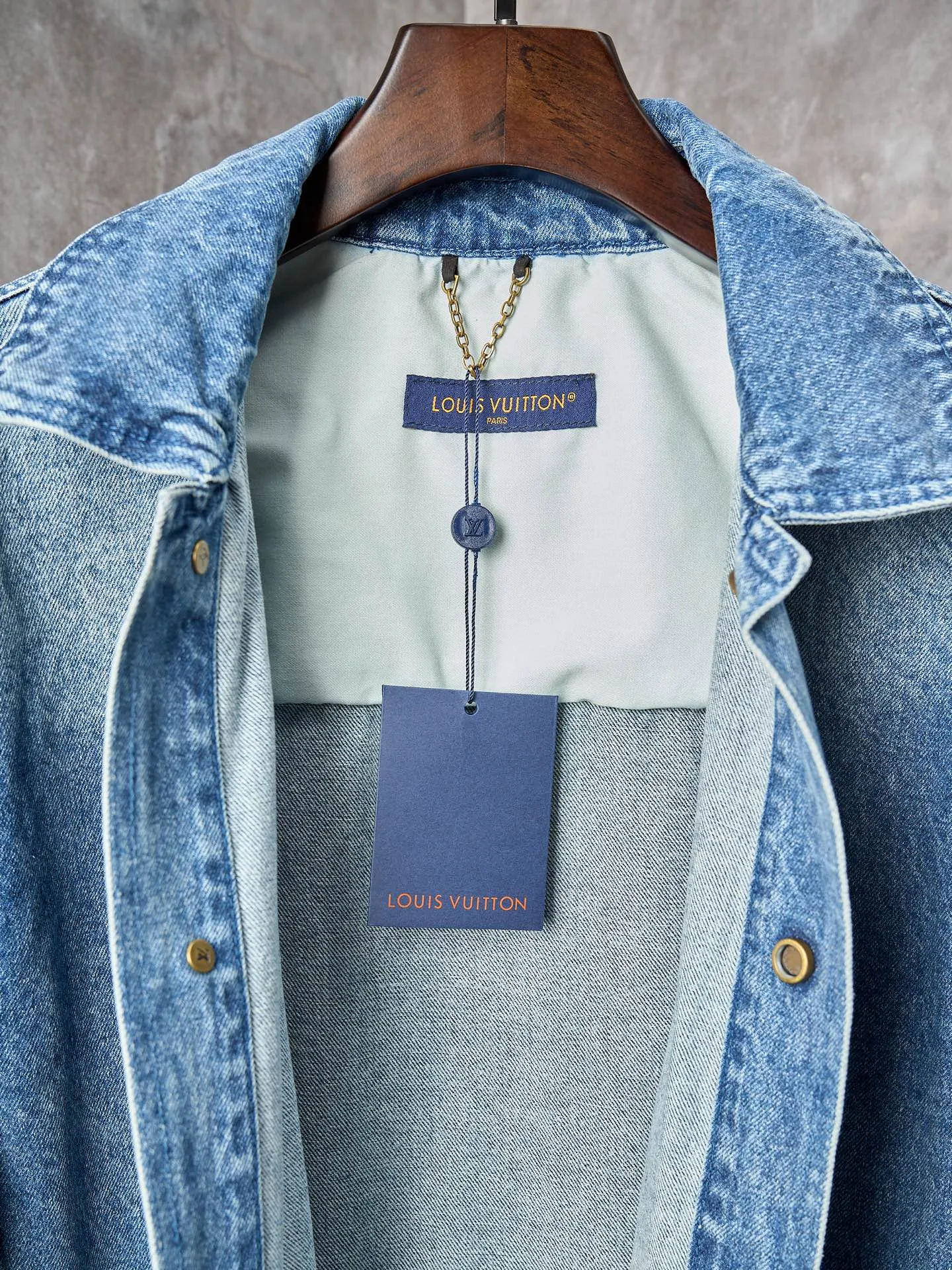 Louis Vuitton新作黒のチェック柄デニムシャツ - 画像 (6)