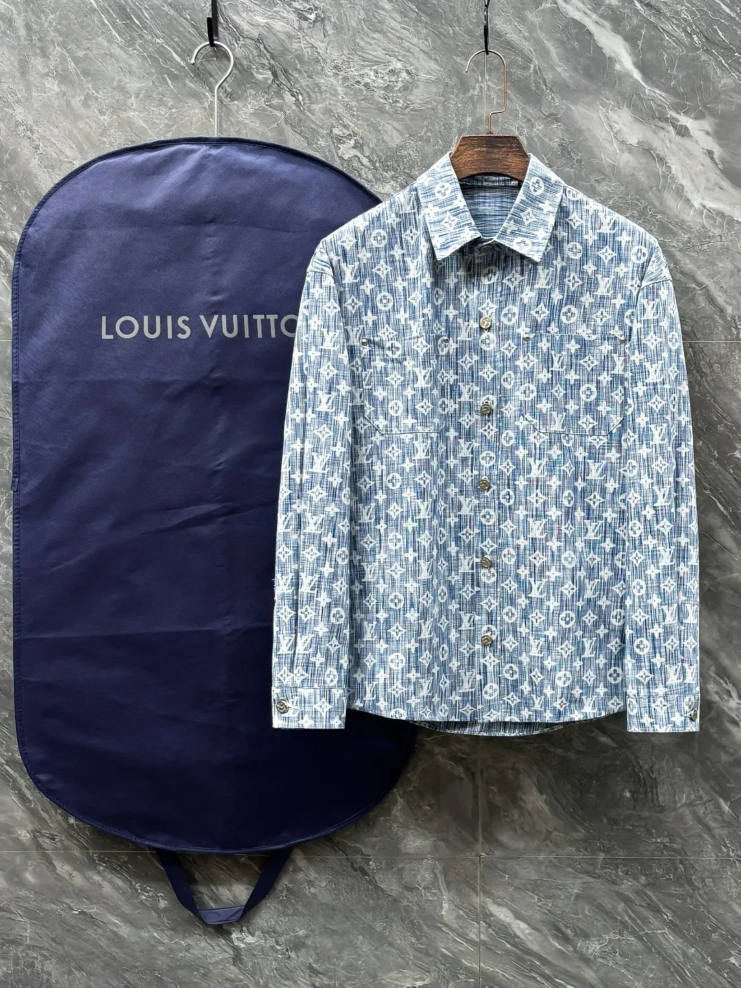 LOUIS VUITTON新作ジャカードデニムシャツジャケット