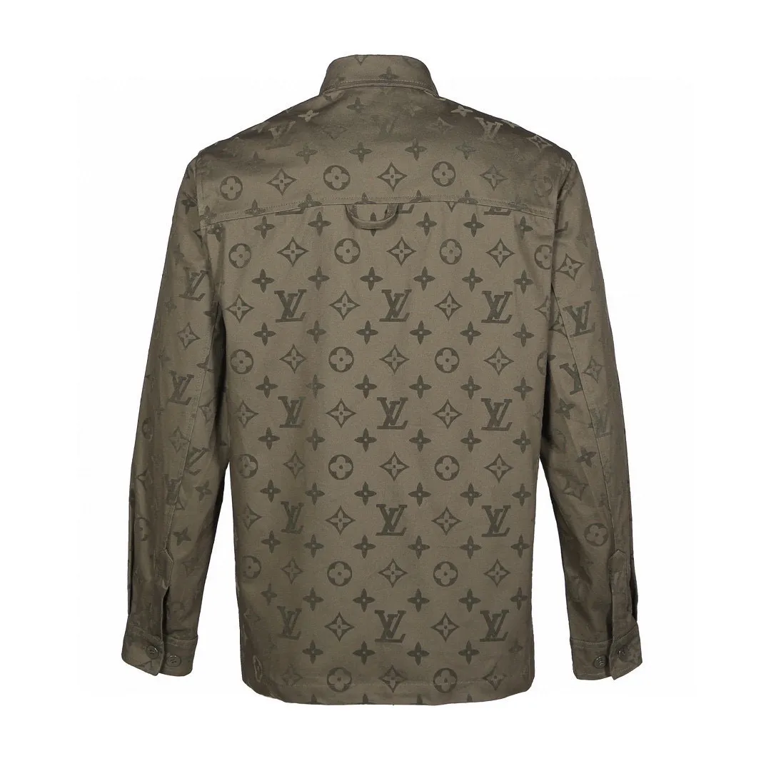 LOUIS VUITTON新作黒のチェック柄長袖シャツ - 画像 (3)