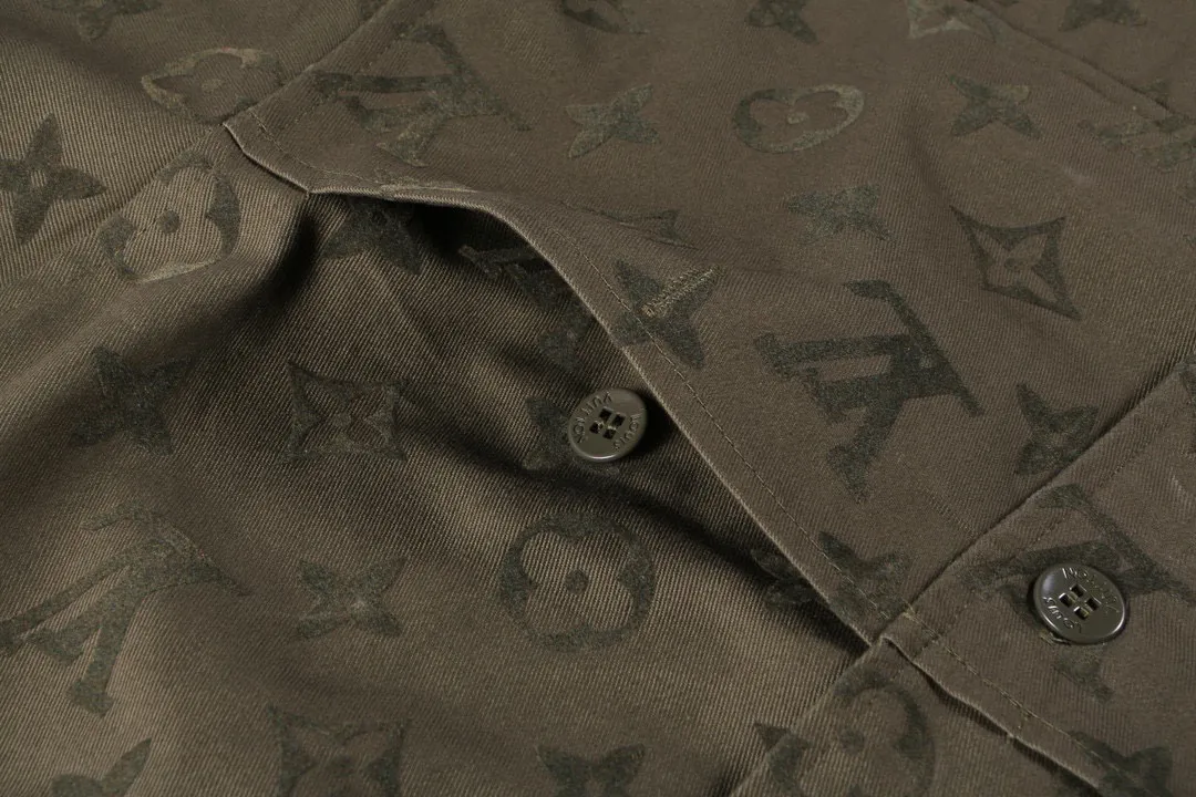 LOUIS VUITTON新作黒のチェック柄長袖シャツ - 画像 (4)