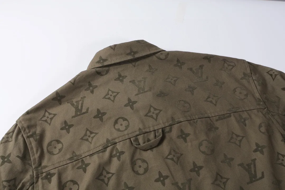 LOUIS VUITTON新作黒のチェック柄長袖シャツ - 画像 (6)