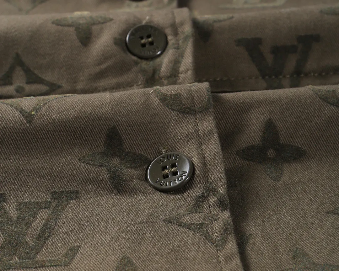 LOUIS VUITTON新作黒のチェック柄長袖シャツ - 画像 (9)