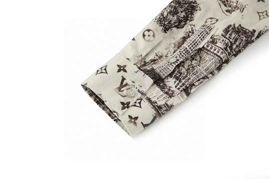 LOUIS VUITTON新作黒のチェック柄長袖シャツ - 画像 (8)