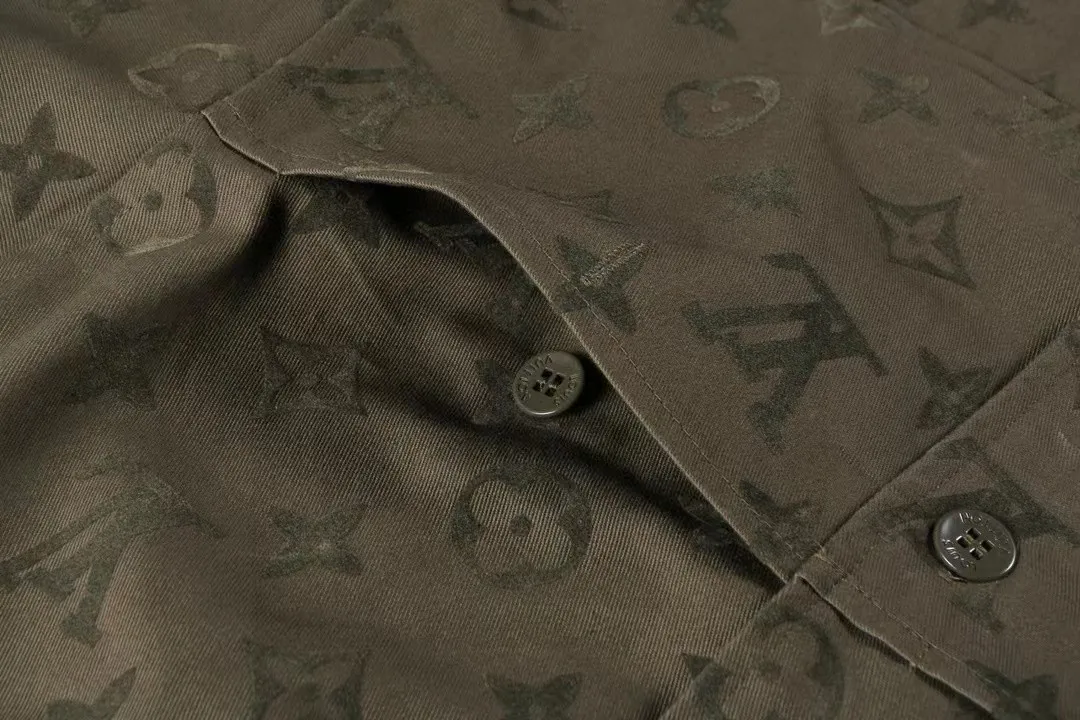Louis Vuitton 新作緑色モノグラム長袖シャツ - 画像 (6)