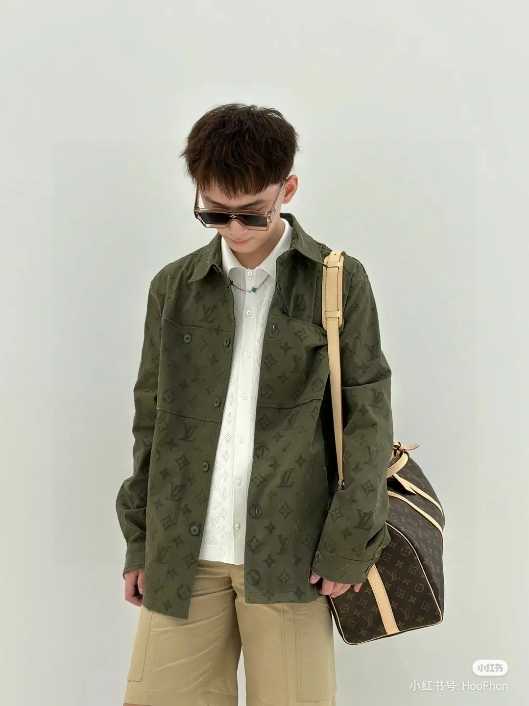 Louis Vuitton 新作緑色モノグラム長袖シャツ - 画像 (9)