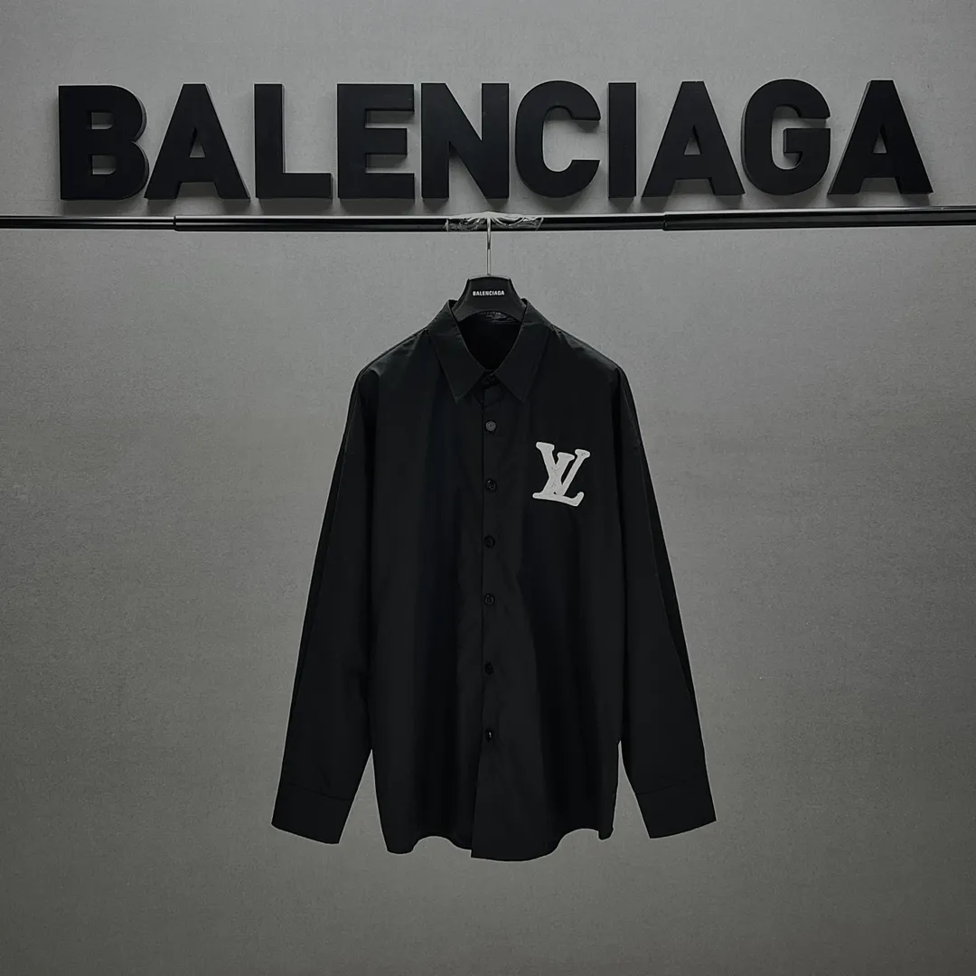 LOUIS VUITTON 新作黒のチェック柄シャツ - 画像 (3)