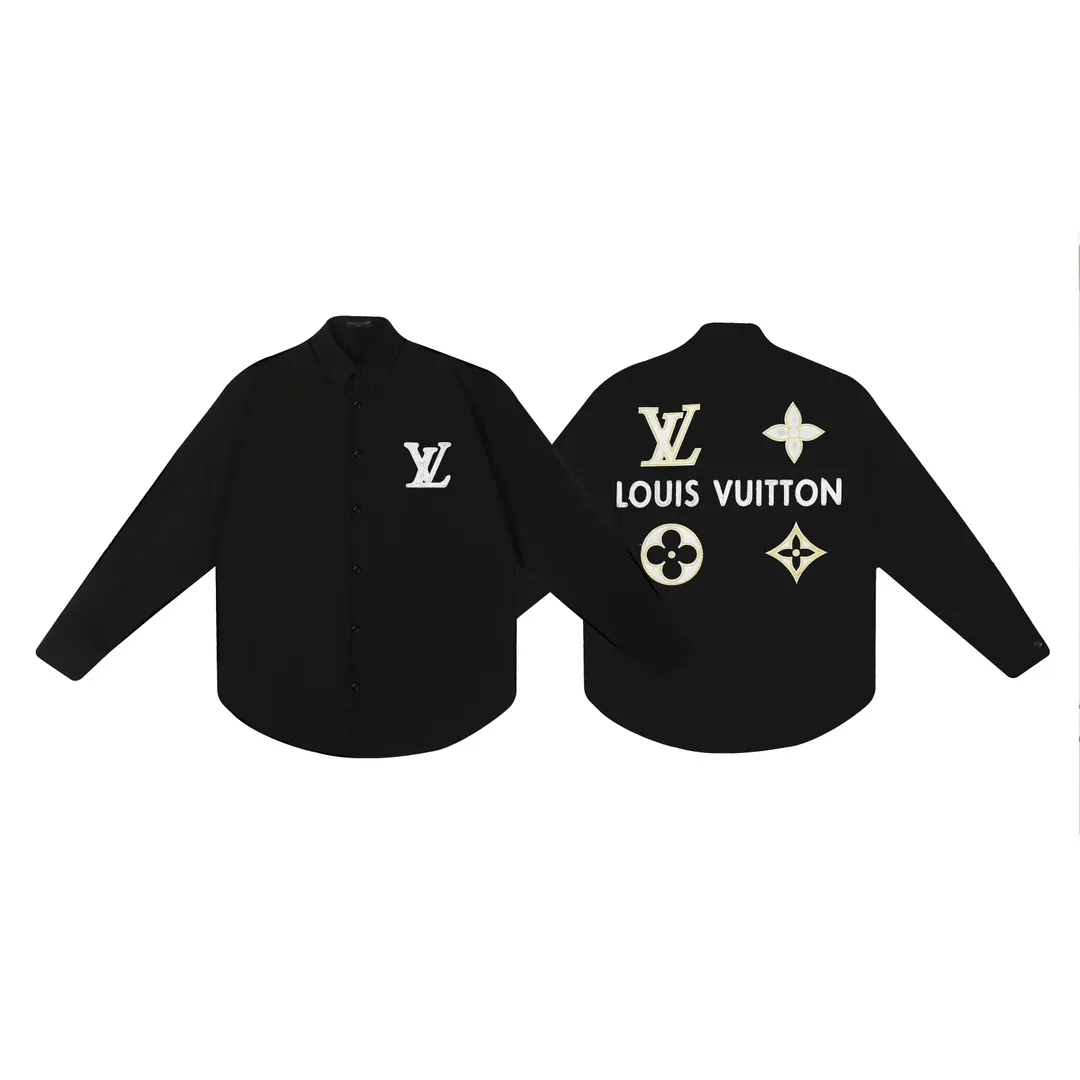 LOUIS VUITTON 新作黒のチェック柄シャツ - 画像 (4)