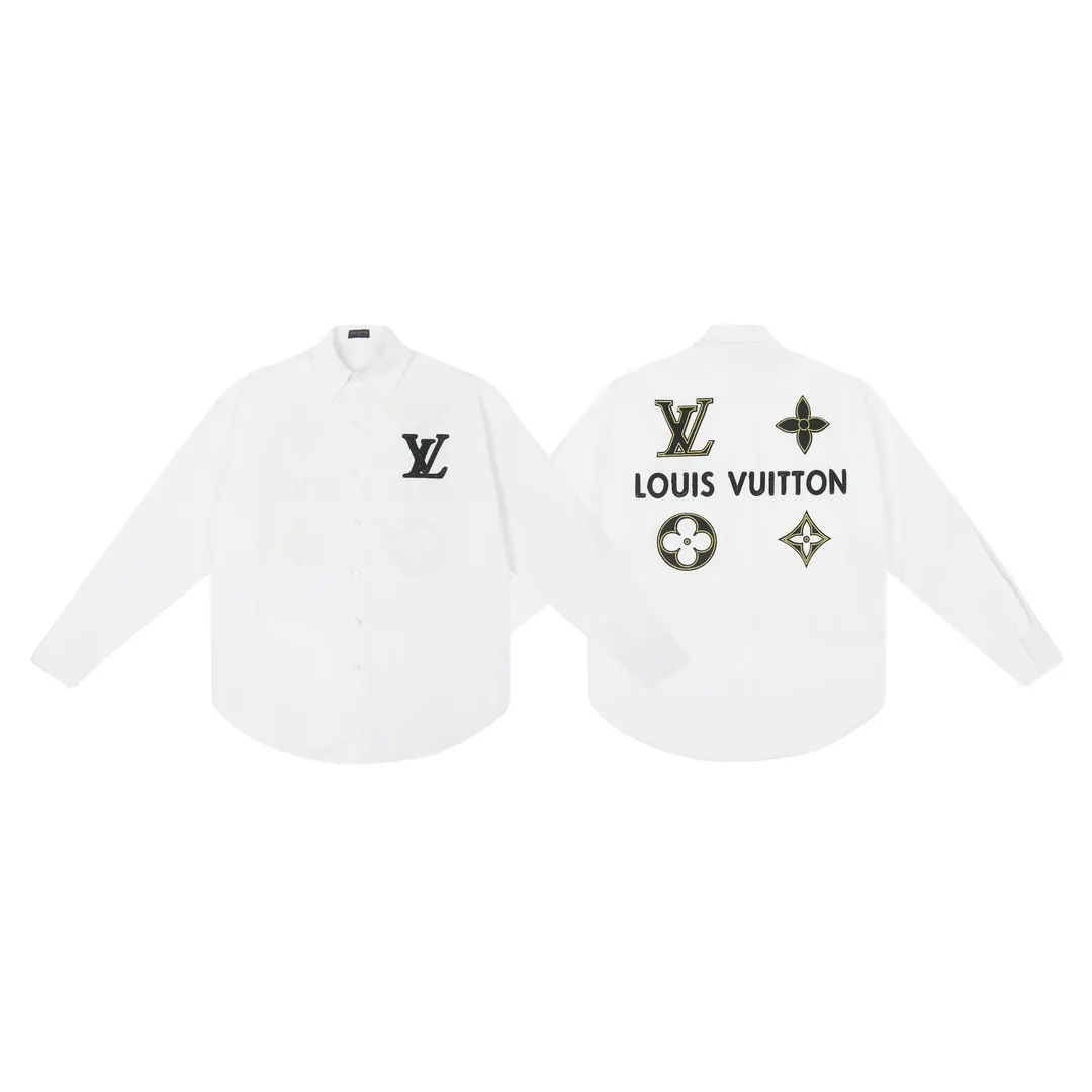 LOUIS VUITTON 新作 白 黒のチェック柄シャツ - 画像 (4)