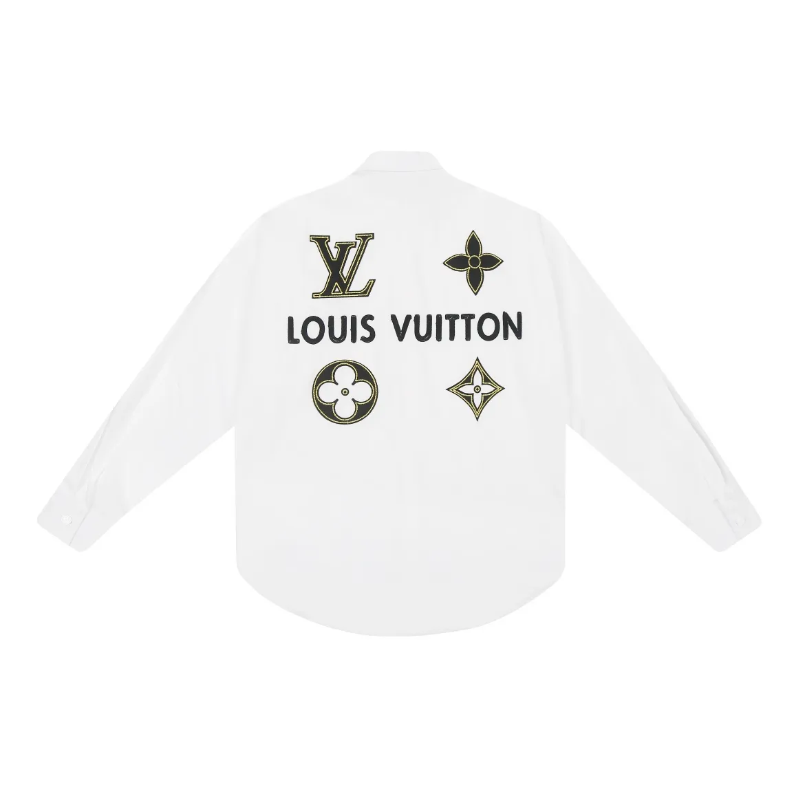LOUIS VUITTON 新作 白 黒のチェック柄シャツ - 画像 (5)