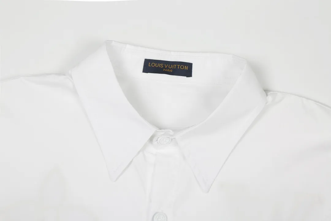 LOUIS VUITTON 新作 白 黒のチェック柄シャツ - 画像 (10)