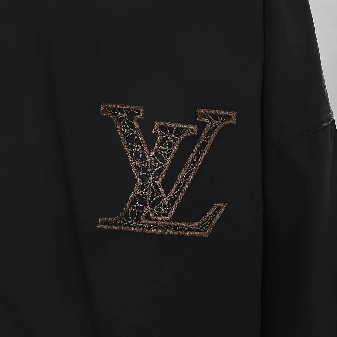 新作ルイヴィトン黒のチェック柄シャツ - 画像 (7)