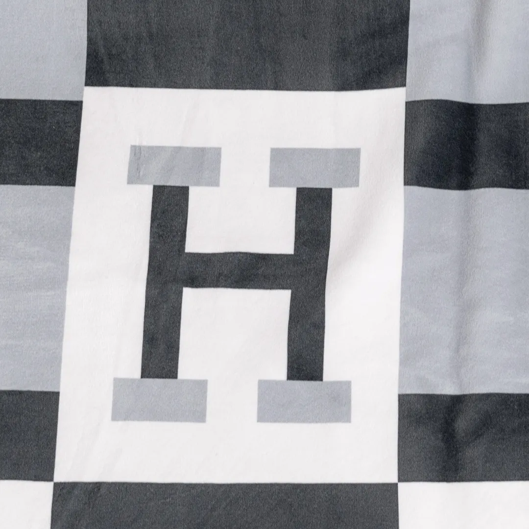 エルメス グレー 幾何学柄 毛布セット - 画像 (5)