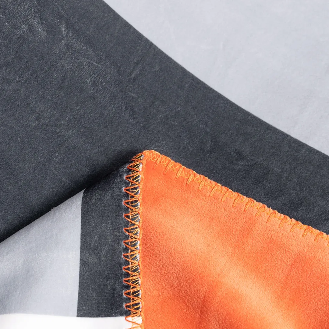 エルメス グレー 幾何学柄 毛布セット - 画像 (8)