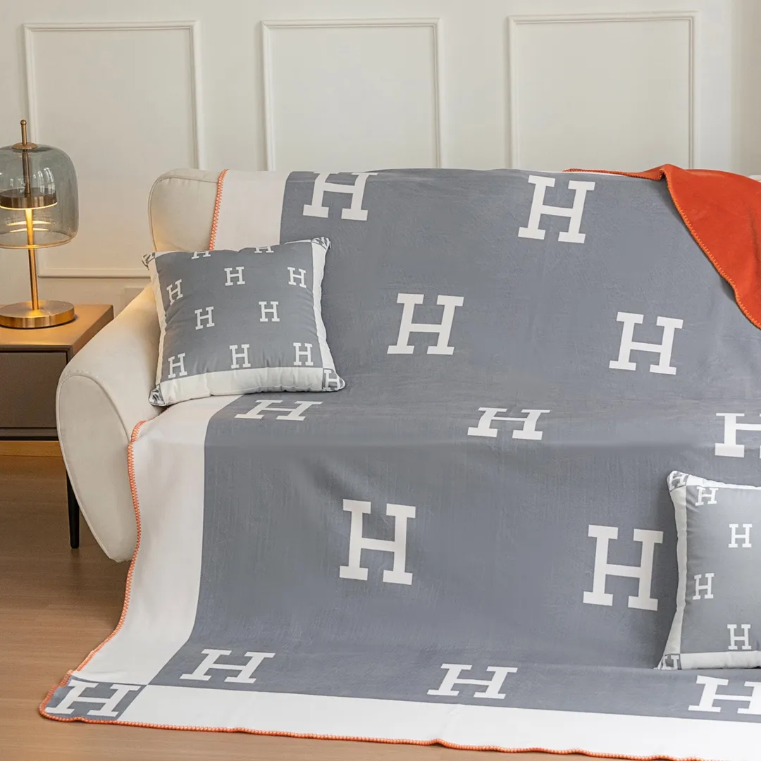 ジュンフーヴェルvetement Hグレー柄ブランケット - 画像 (4)