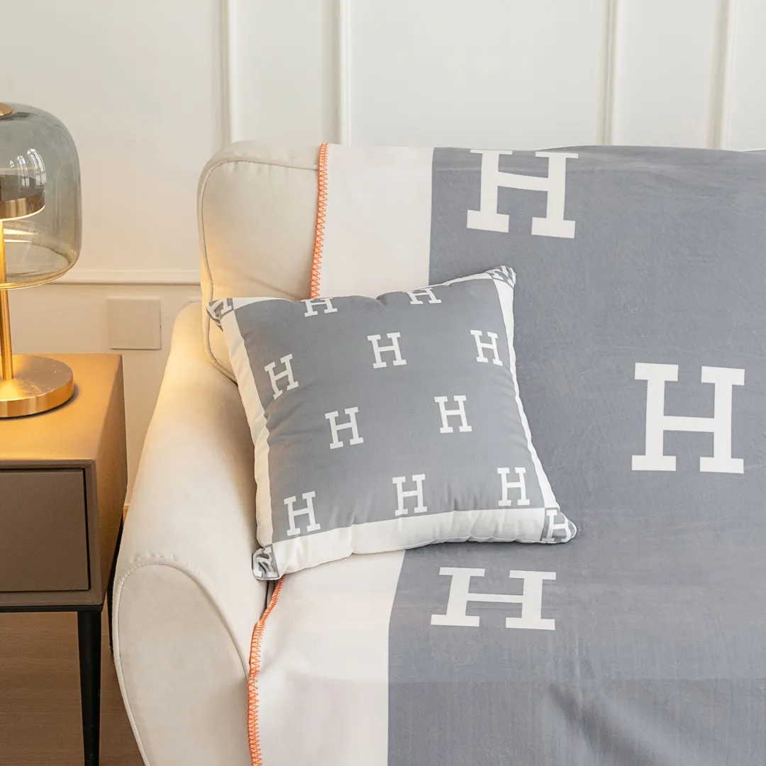 ジュンフーヴェルvetement Hグレー柄ブランケット - 画像 (6)