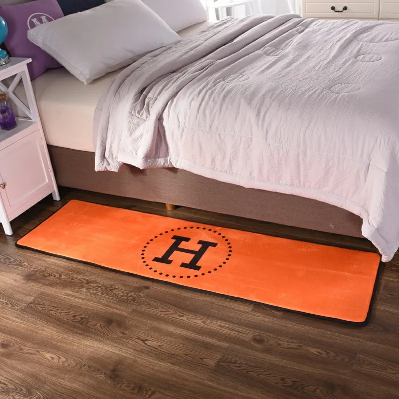 エルメス オレンジ H柄 大地マット - 画像 (9)