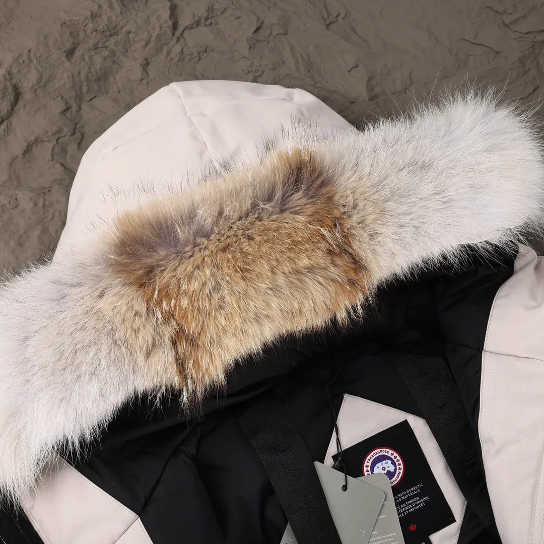 カナダグース ラングフォード パーカー オフホワイト ジャケット - 画像 (4)