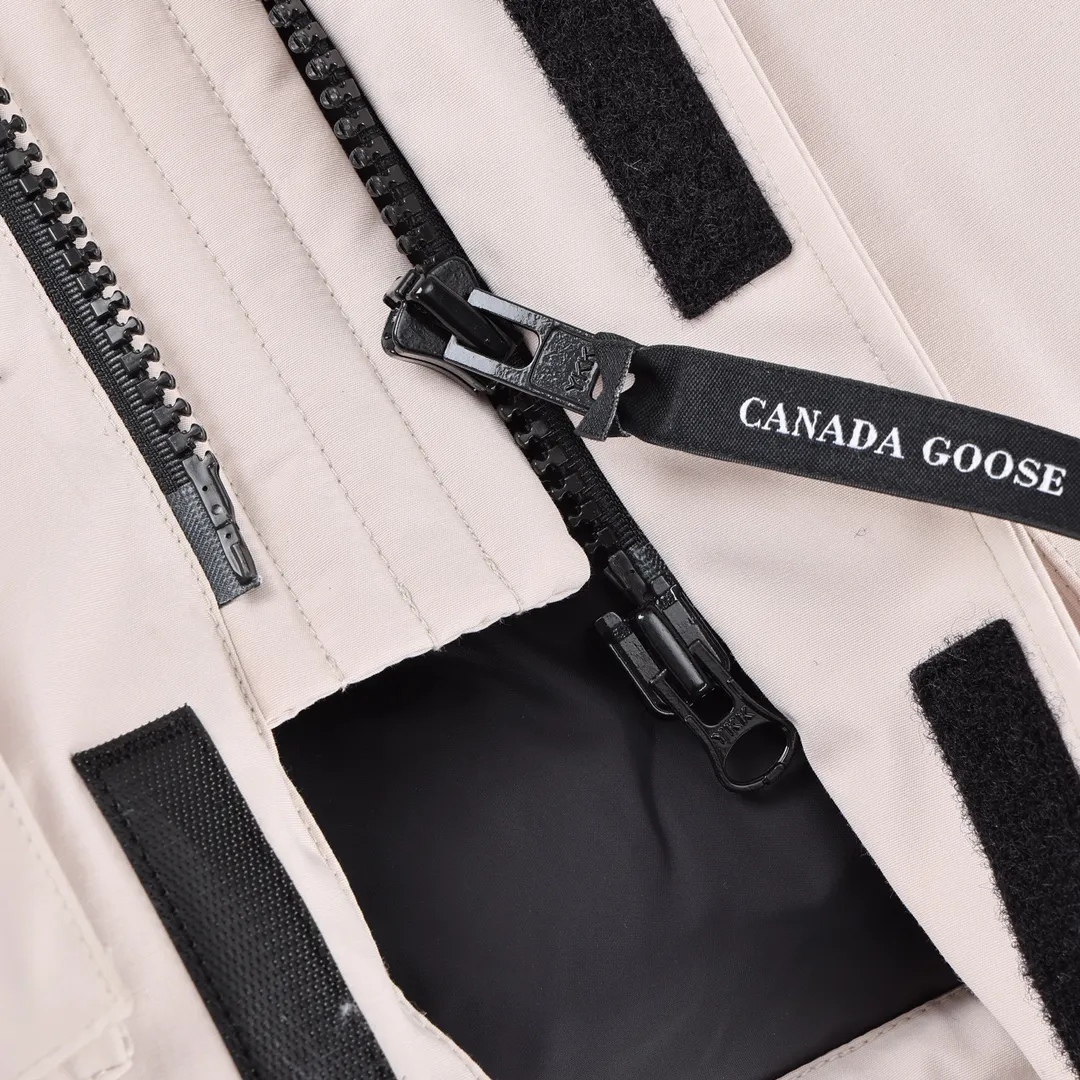 カナダグース ラングフォード パーカー オフホワイト ジャケット - 画像 (7)