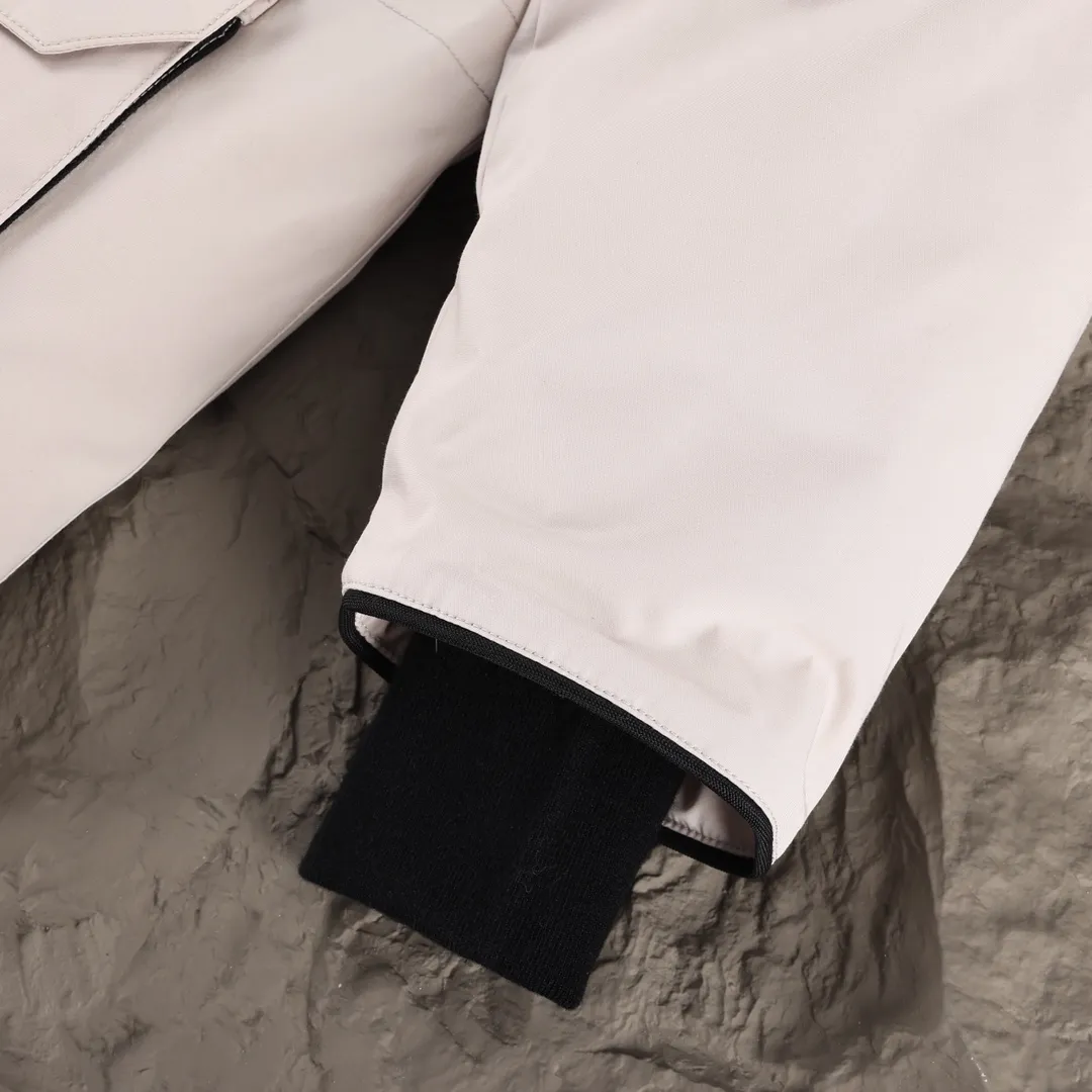 カナダグース ラングフォード パーカー オフホワイト ジャケット - 画像 (8)