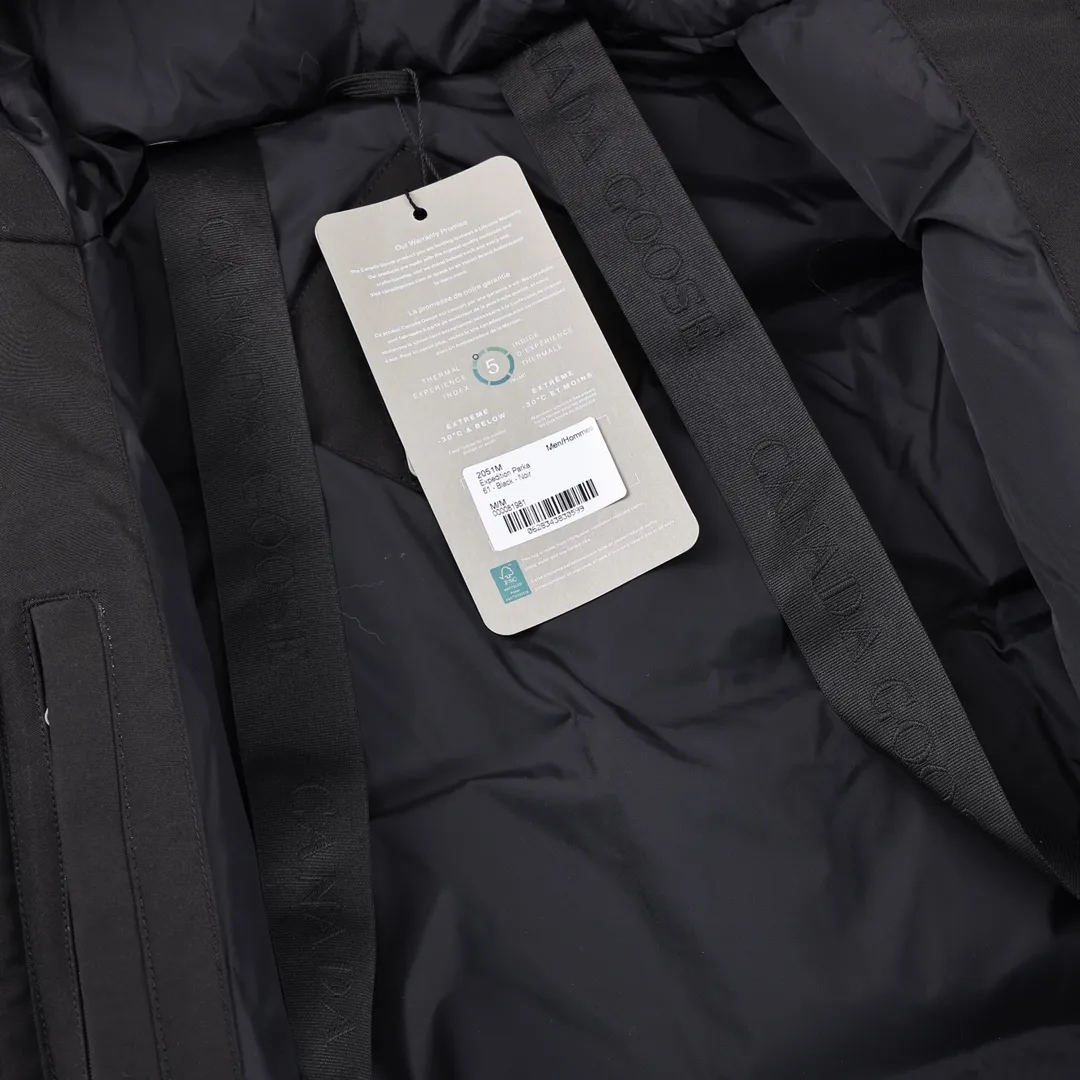 カナダグース エクスペディション パーカー ブラック ジャケット - 画像 (6)