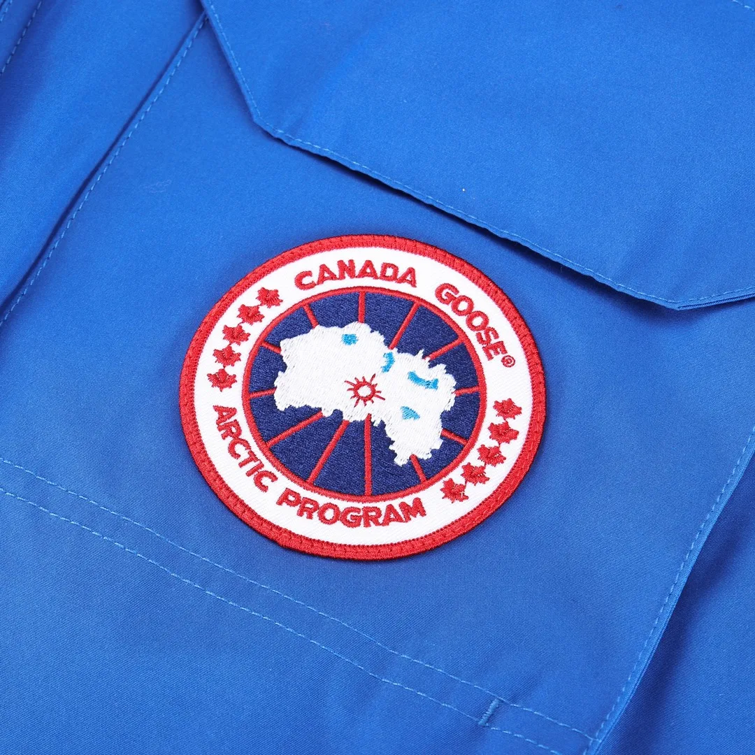 カナダグース アークティック ダウンジャケット ブルー パーカー - 画像 (5)